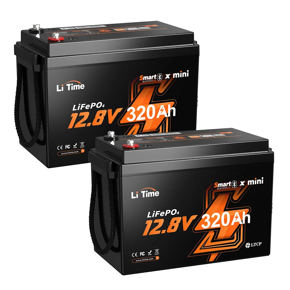 LiTime 12V 320Ah Mini Bluetooth Lithium Battery for RV. Off-Grid. Marine and Truck
