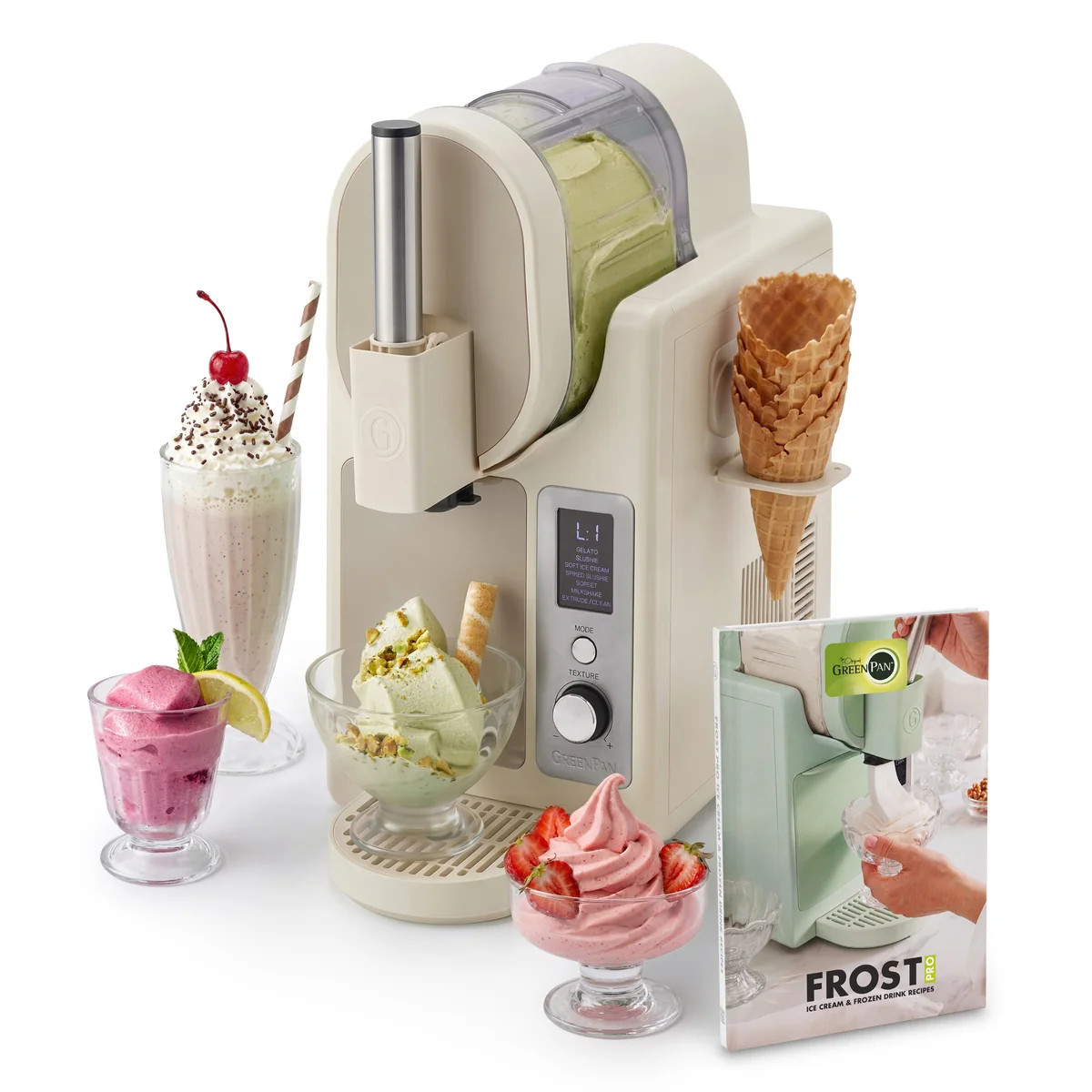 Frost Pro 16-in-1 Ice Cream. Gelato & Frozen Drink Maker | Cream