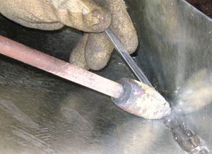 97Sn/3Cu Lead-Free Tri-Bar Solder. 5/16 x 17