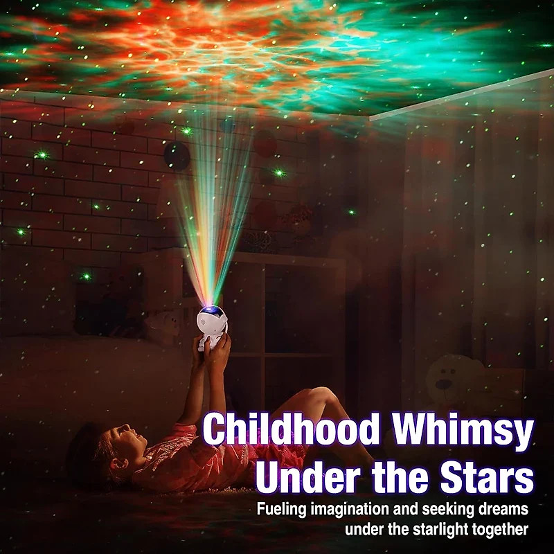 Astronaut Galaxy Projector Star Night Light for Kids Bedroom