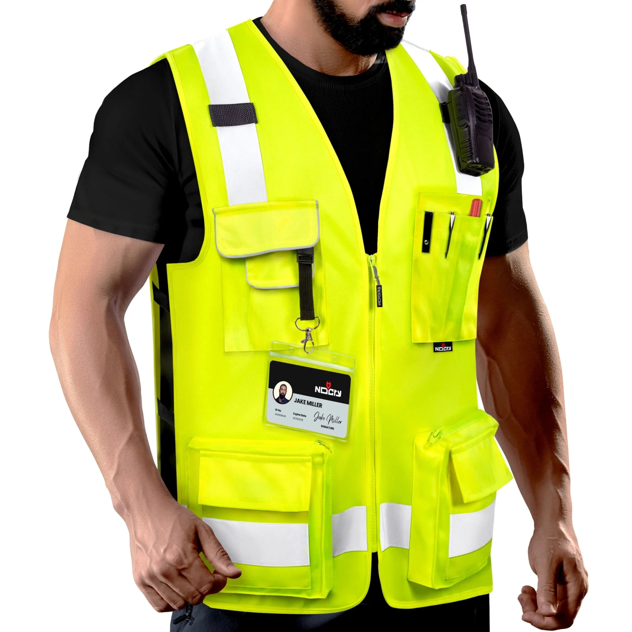 HiVis Vest Pro Functional Reflective Safety Vest