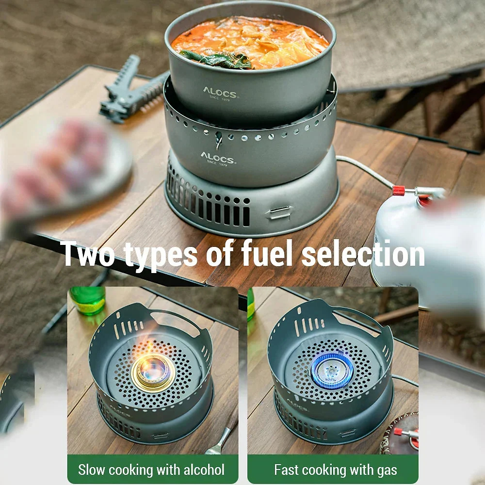 Adventure Cookware | Camping Cooking Set with Windshield | Lightweight Gear for Effortless Outdoor Meals