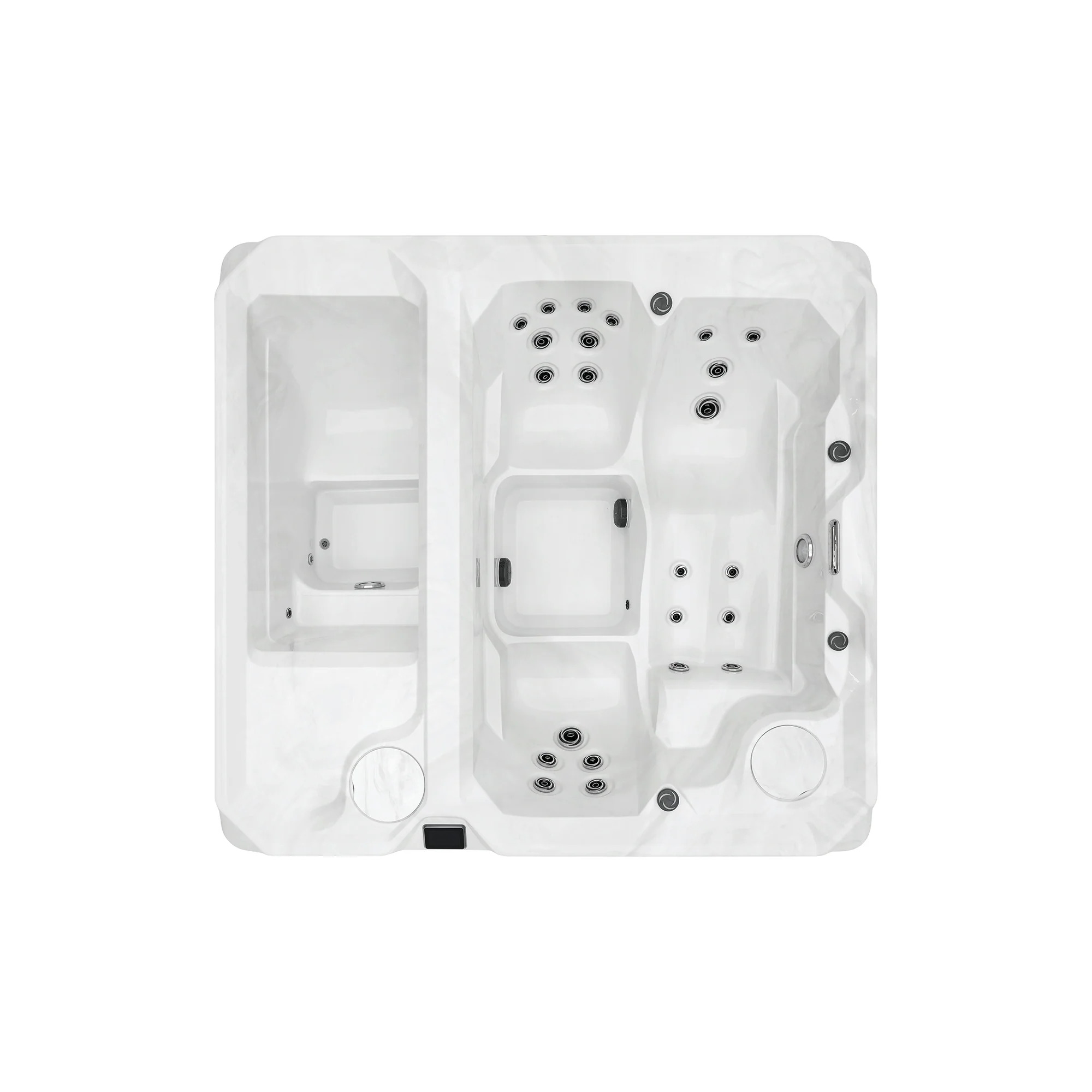 LIFETREND Sierra 3 Person Hot Tub & Cold Plunge Combo