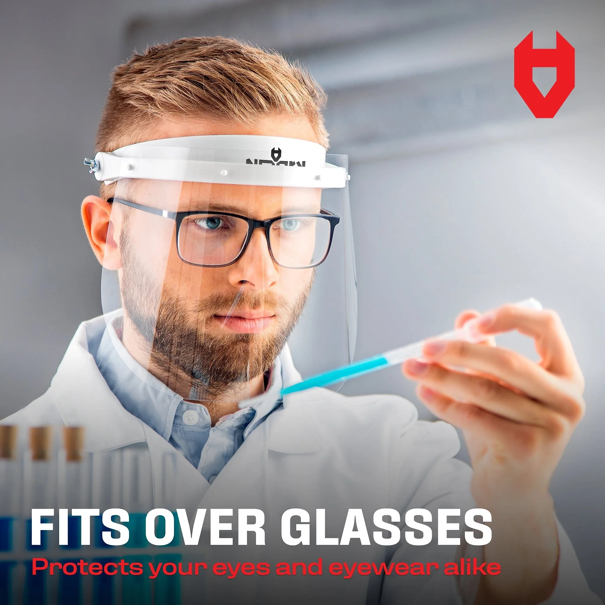 LiteArmor Lightweight Flip-Up Face Shield