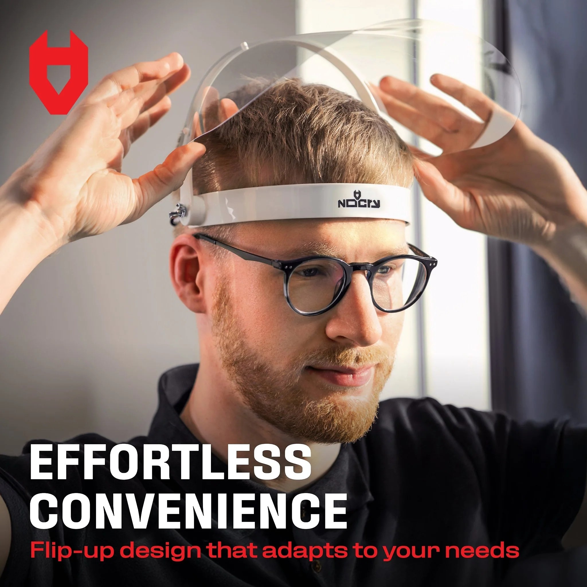 LiteArmor Lightweight Flip-Up Face Shield
