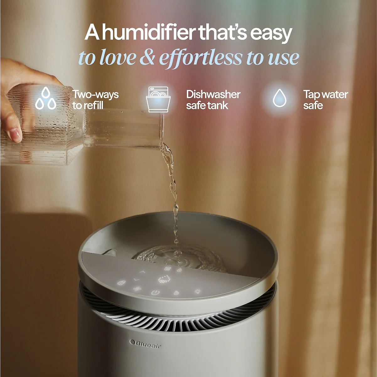 DreamWell™ Humidifier 2 Gallon Stone Grey