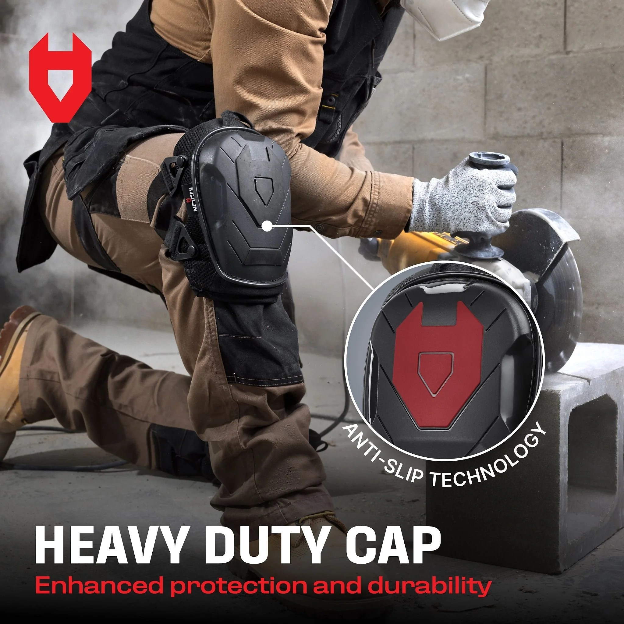 KneeGuard+ Anti-Slip Gel Knee Pads – 20 PACK