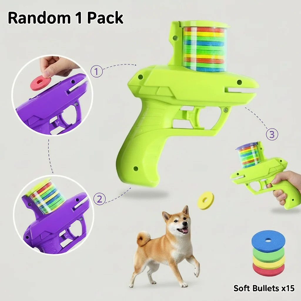 2-in-1 Disc Bullet Launcher Toy