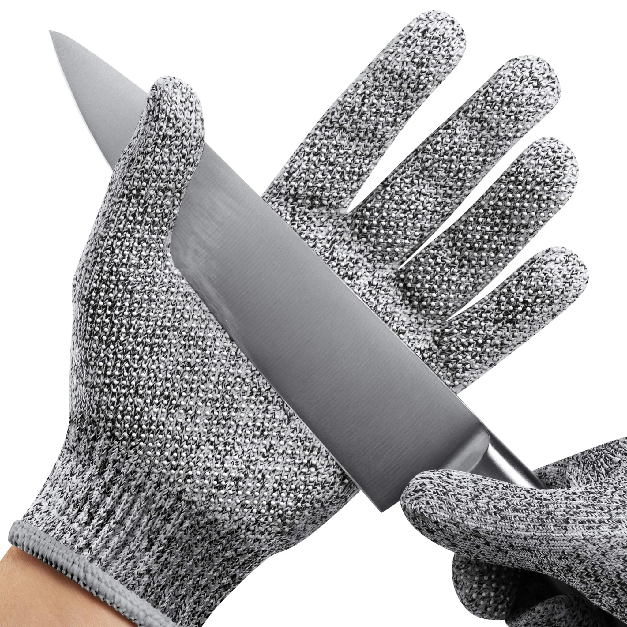 CutGuard+ Enhanced Grip Cut Resistant Gloves - 60 PACK