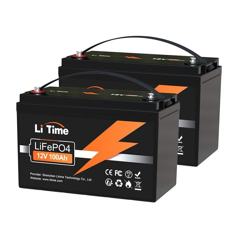 LiTime 12V 100Ah LiFePO4 Lithium Deep Cycle Battery