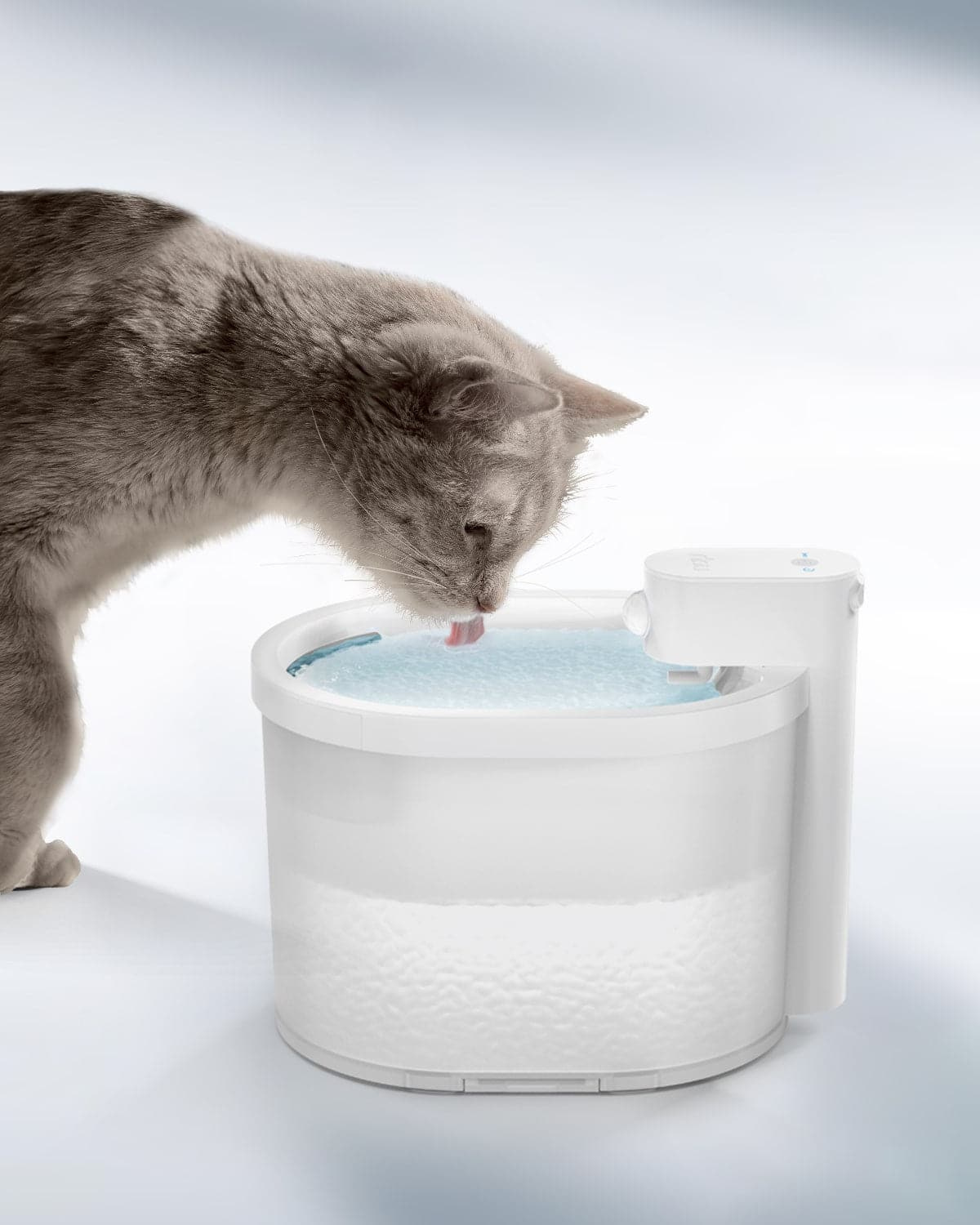 UAHPET 2 packs ZERO Cat Water Fountain with Filters