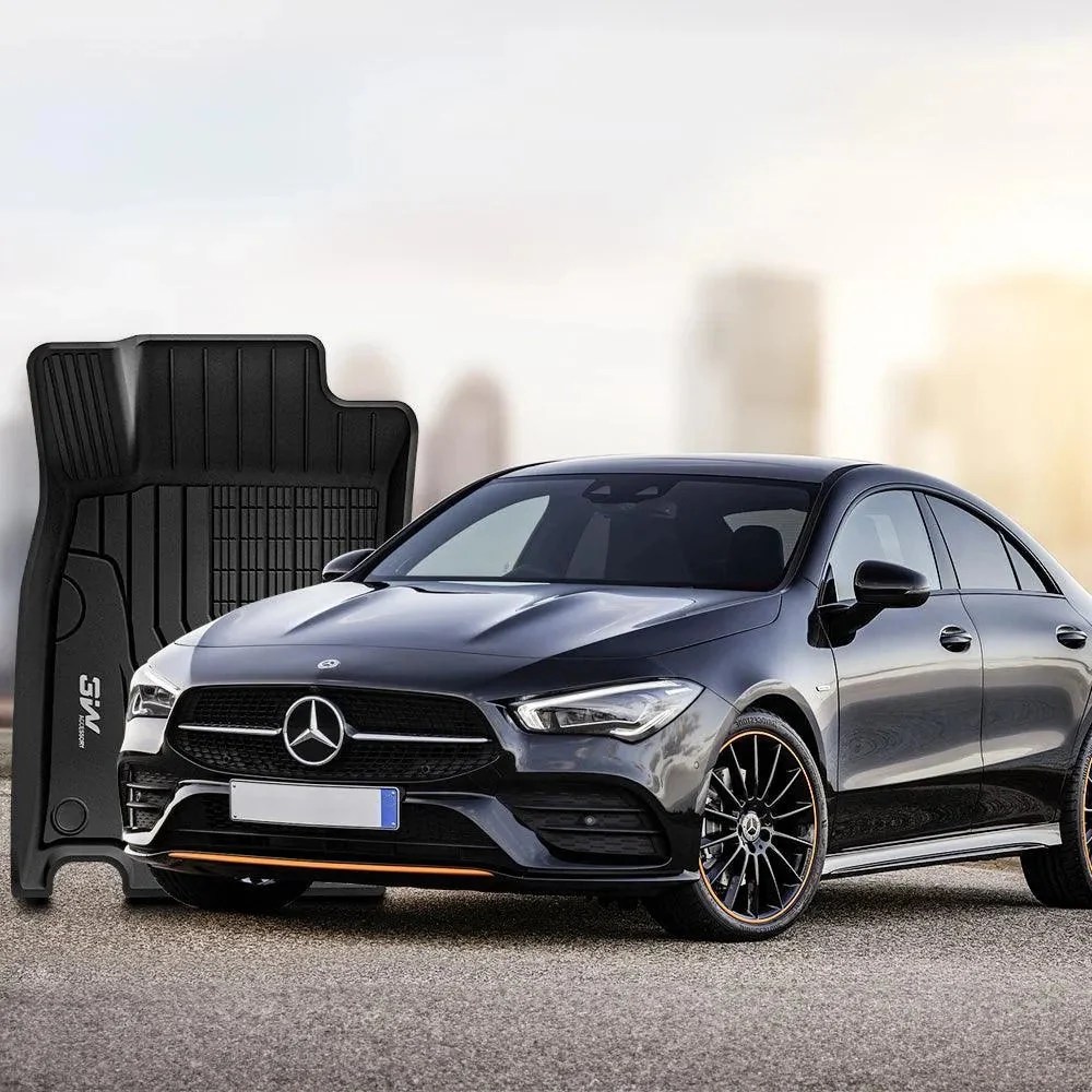 3W Mercedes-Benz CLA 2020-2026 Custom Floor Mats Thorex™ All-Weather Protection