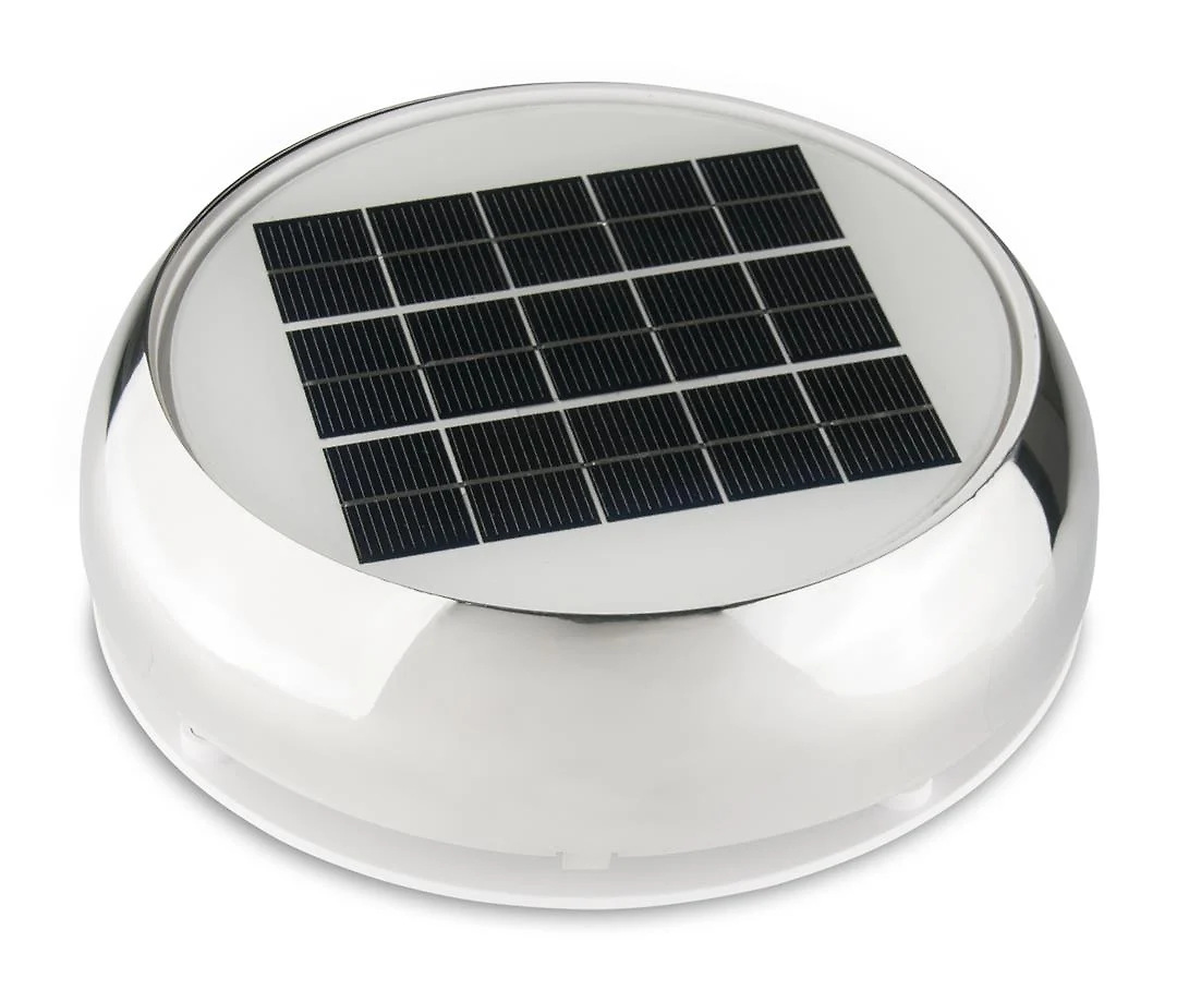 3 Day/Night Solar Vent. Stainless Steel