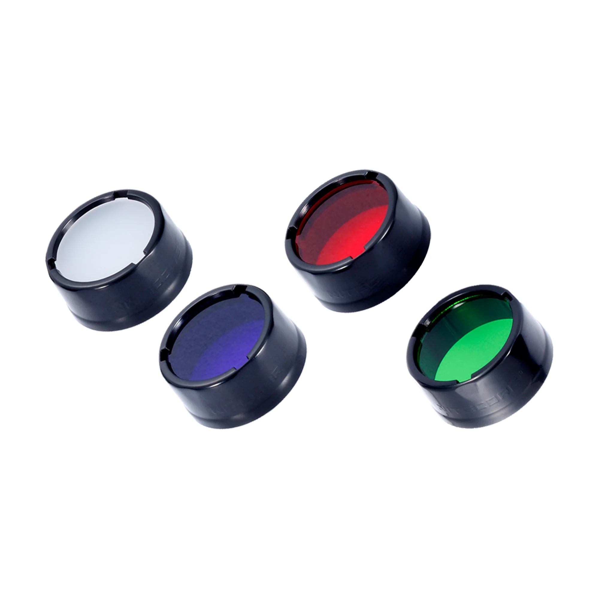 Nitecore 25mm Red Green Blue Filter (NFR25. NFG25. NFB25) or White Diffuser (NFD25) for EC11. MH12. P12