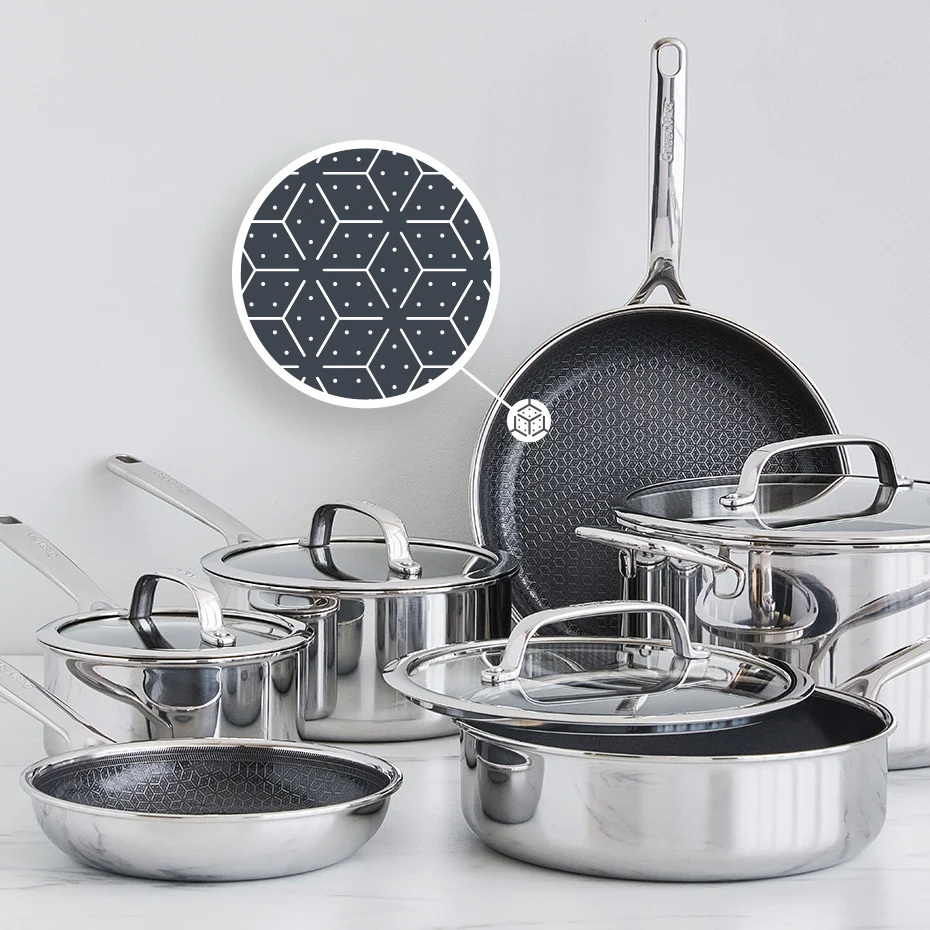 Spectra Thermobond Hybrid Ceramic Nonstick 10-Piece Cookware Set
