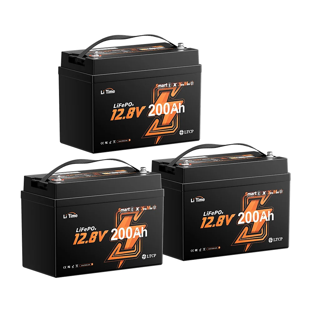 LiTime 12V 200Ah Xtra Mini Group 31 Bluetooth Lithium Battery for RV. Camping and Truck