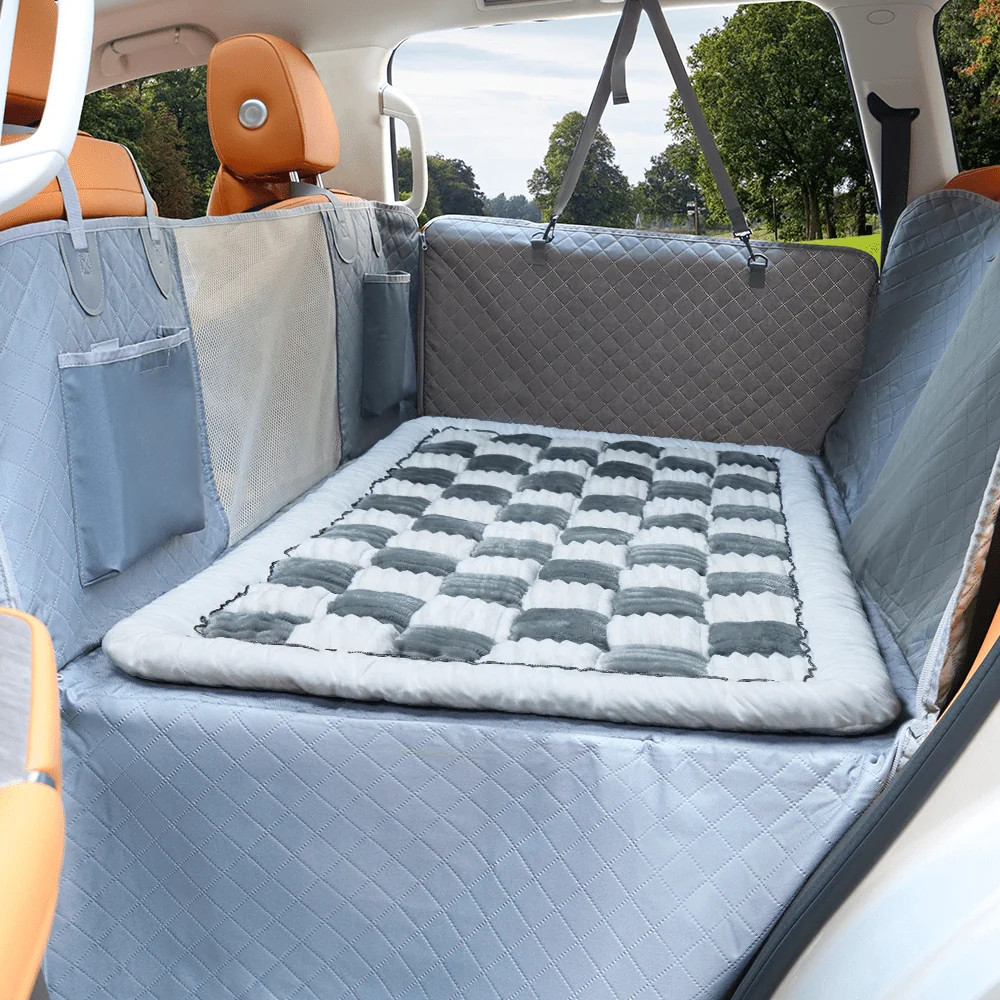 Team K9® Plush Backseat Dog Bed (Fits Seat Cover)