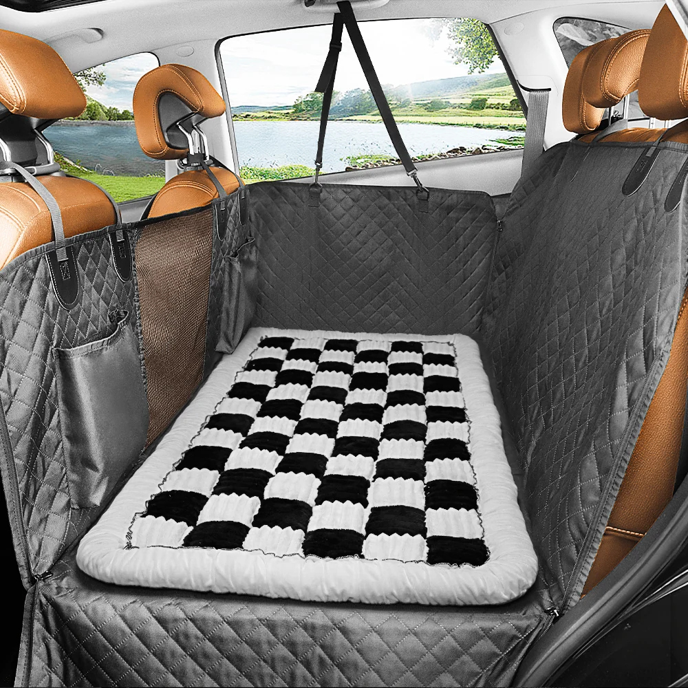 Team K9® Plush Backseat Dog Bed (Fits Seat Cover)