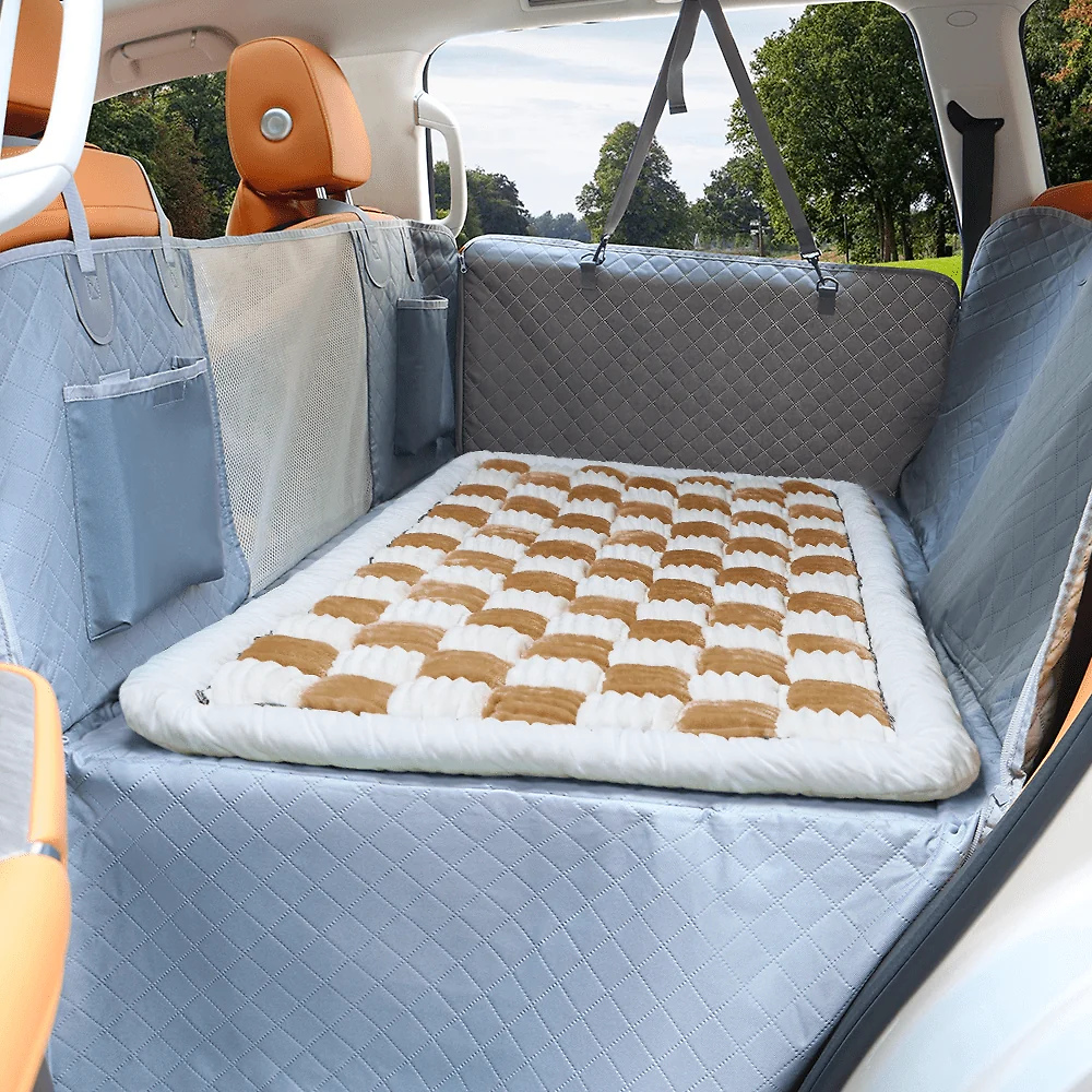 Team K9® Plush Backseat Dog Bed (Fits Seat Cover)