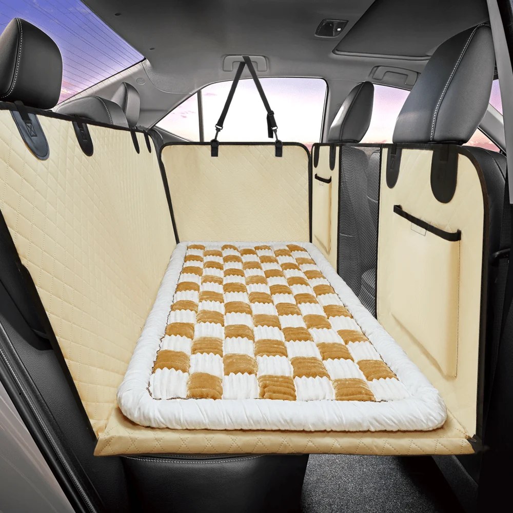 Team K9® Plush Backseat Dog Bed (Fits Seat Cover)