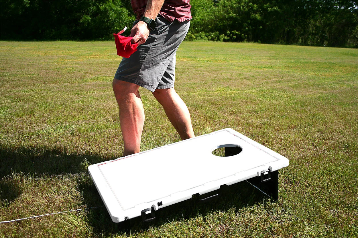 American Flag Swordfish Baggo Portable 2×3 Cornhole Bean Bag Toss Game