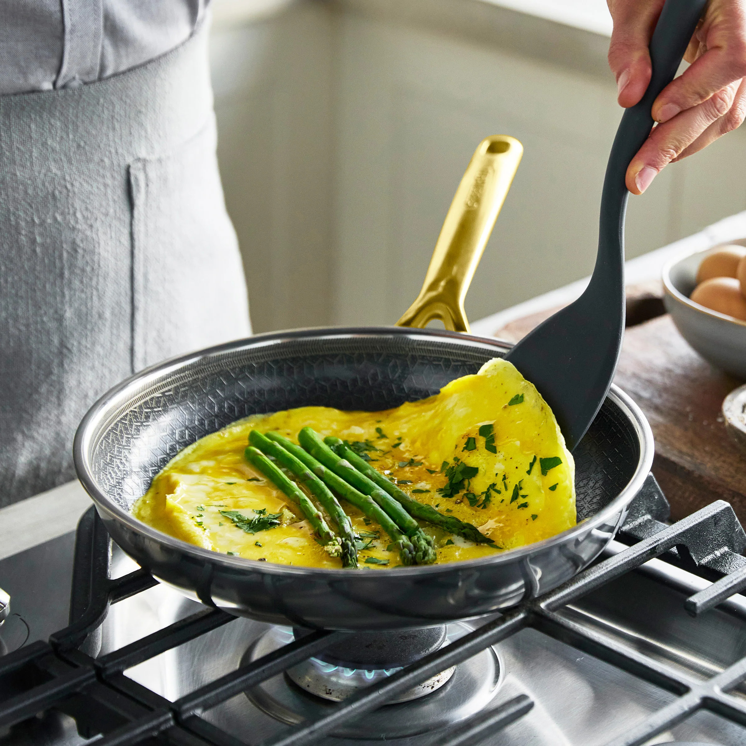 Spectra Gold Thermobond Hybrid Ceramic Nonstick 10-Piece Cookware Set