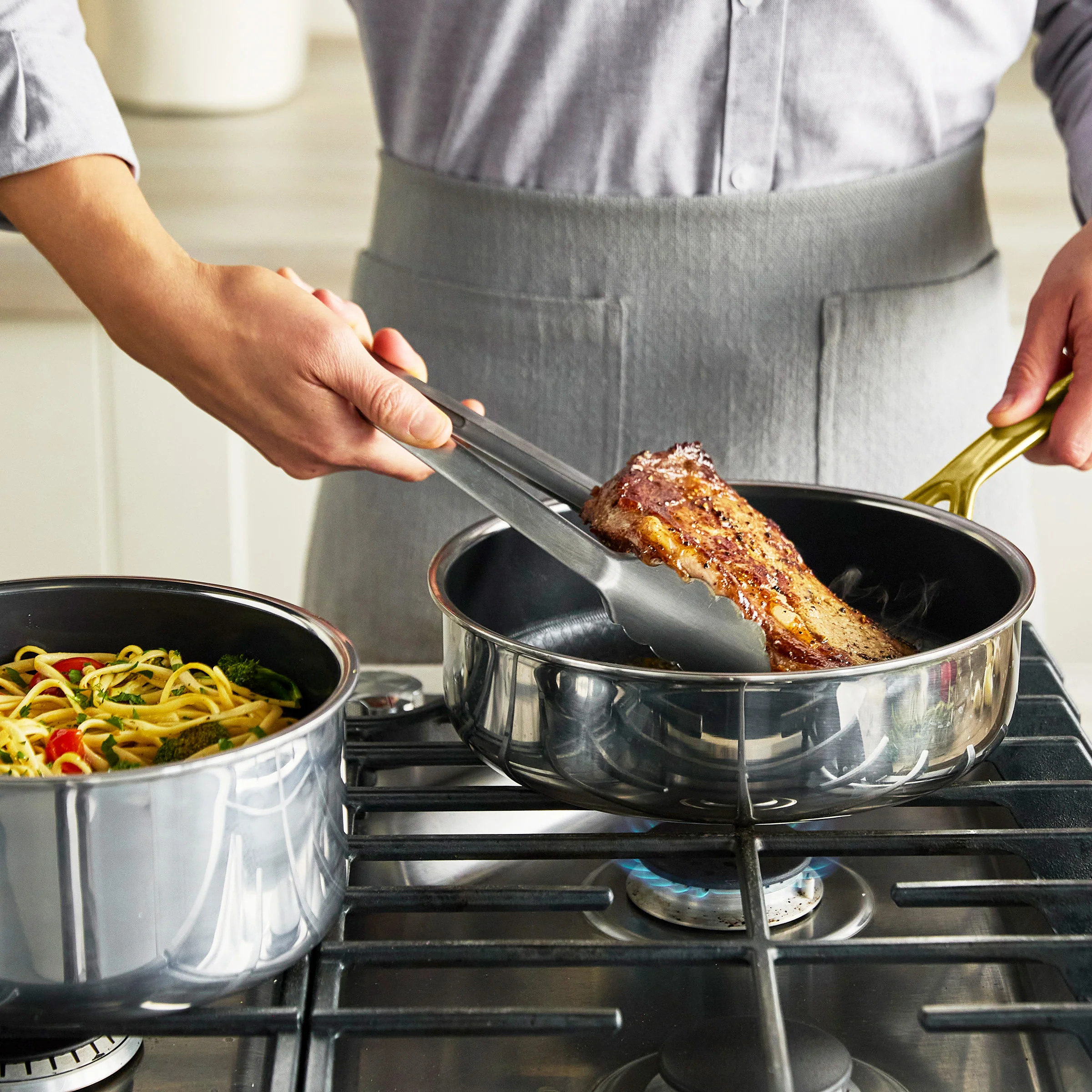 Spectra Gold Thermobond Hybrid Ceramic Nonstick 10-Piece Cookware Set