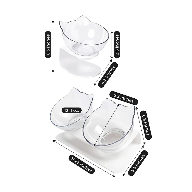 Anti-Vomiting Orthopedic Cat Bowl