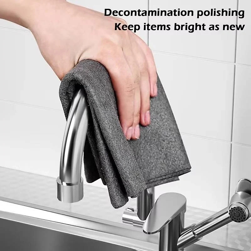 10pcs Versatile Microfiber Cloths for Windows Car Kitchen