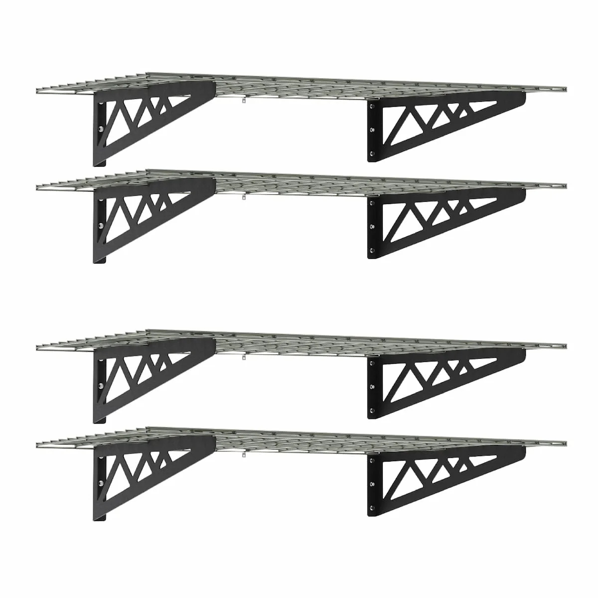 2′ x 8′ Wall Shelf Combo (Two Pack with Hooks)