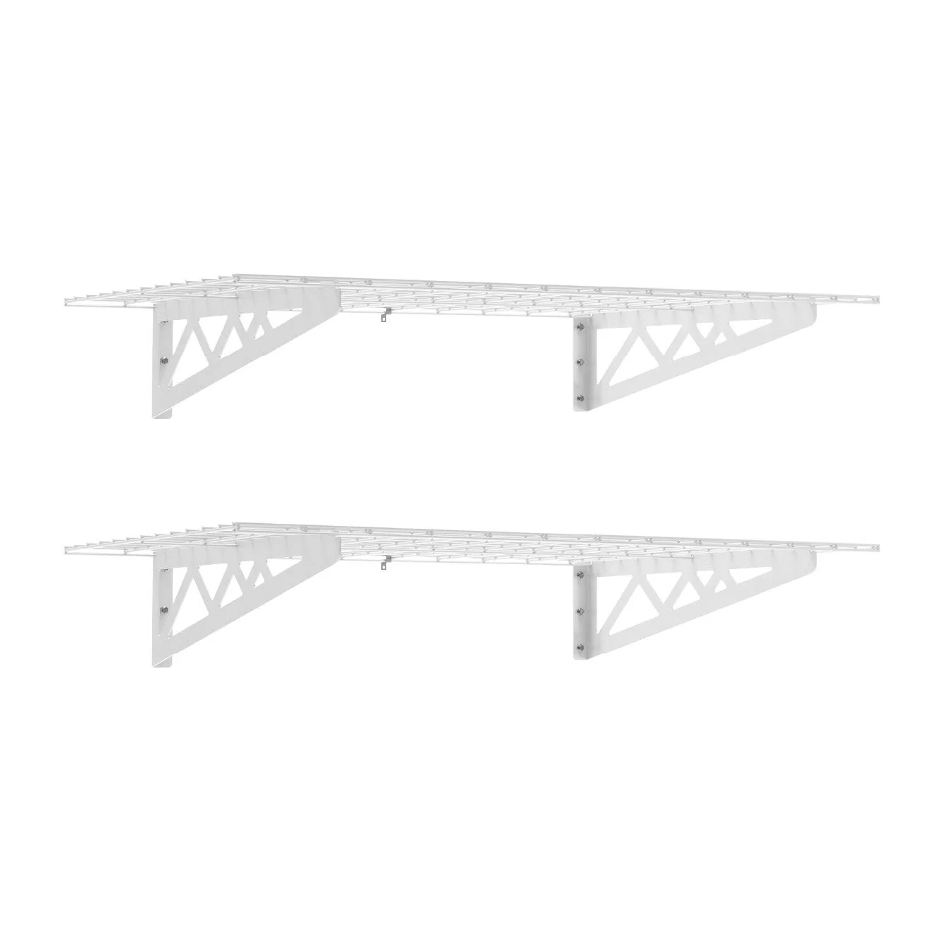 2′ x 8′ Wall Shelf (with Hooks)