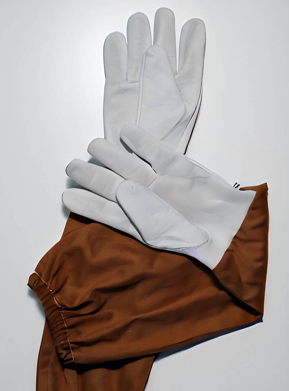 BeeGuard Spectrum: 5-Pack Cotton Goatskin Beekeeping Gloves