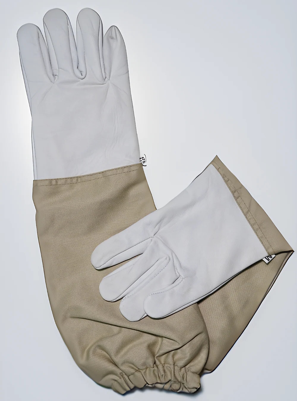 BeeGuard Spectrum: 5-Pack Cotton Goatskin Beekeeping Gloves
