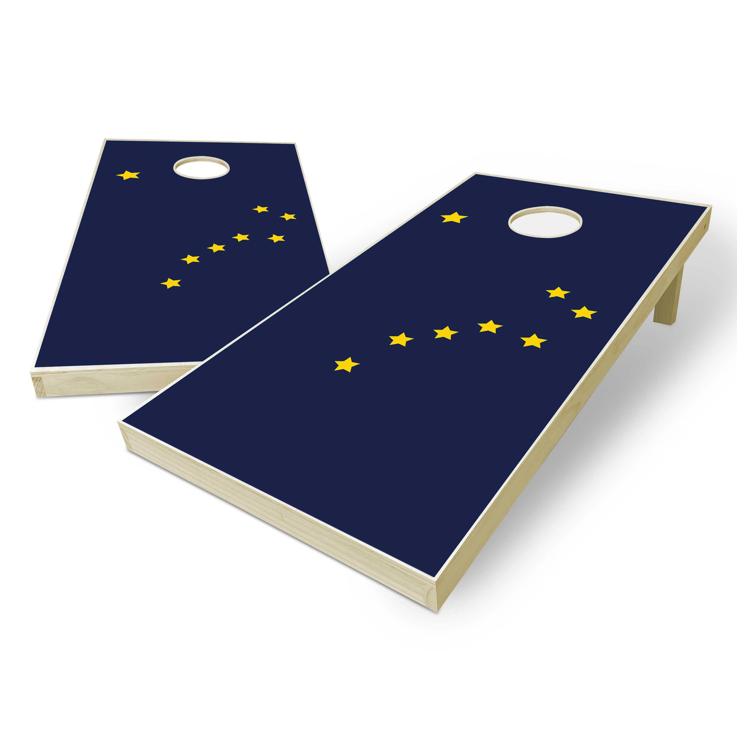 Alaska State Flag Cornhole Set - Classic Edition