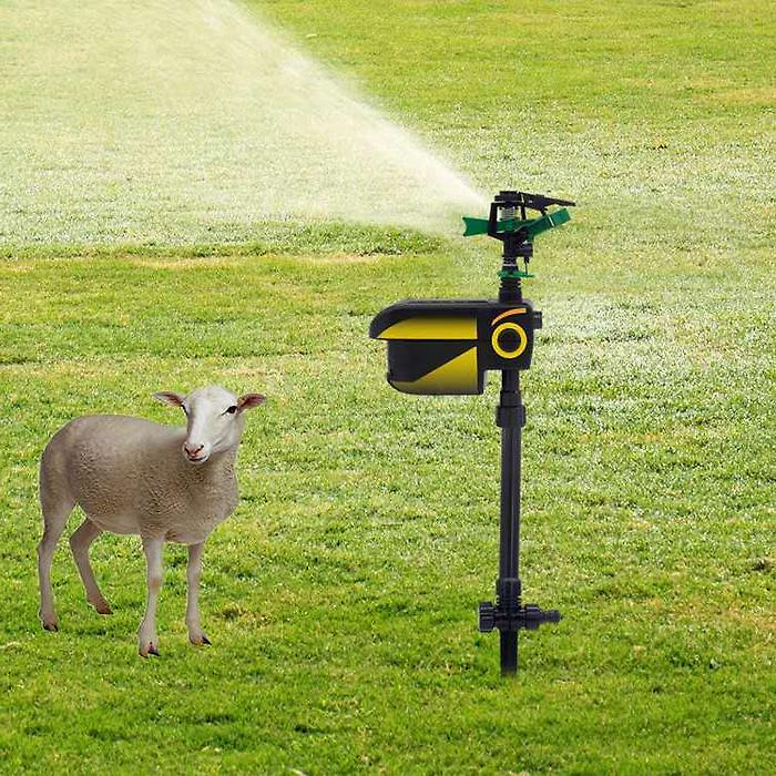 Animal Repellent Sprinkler with Motion Sensor for Gardens and Yards