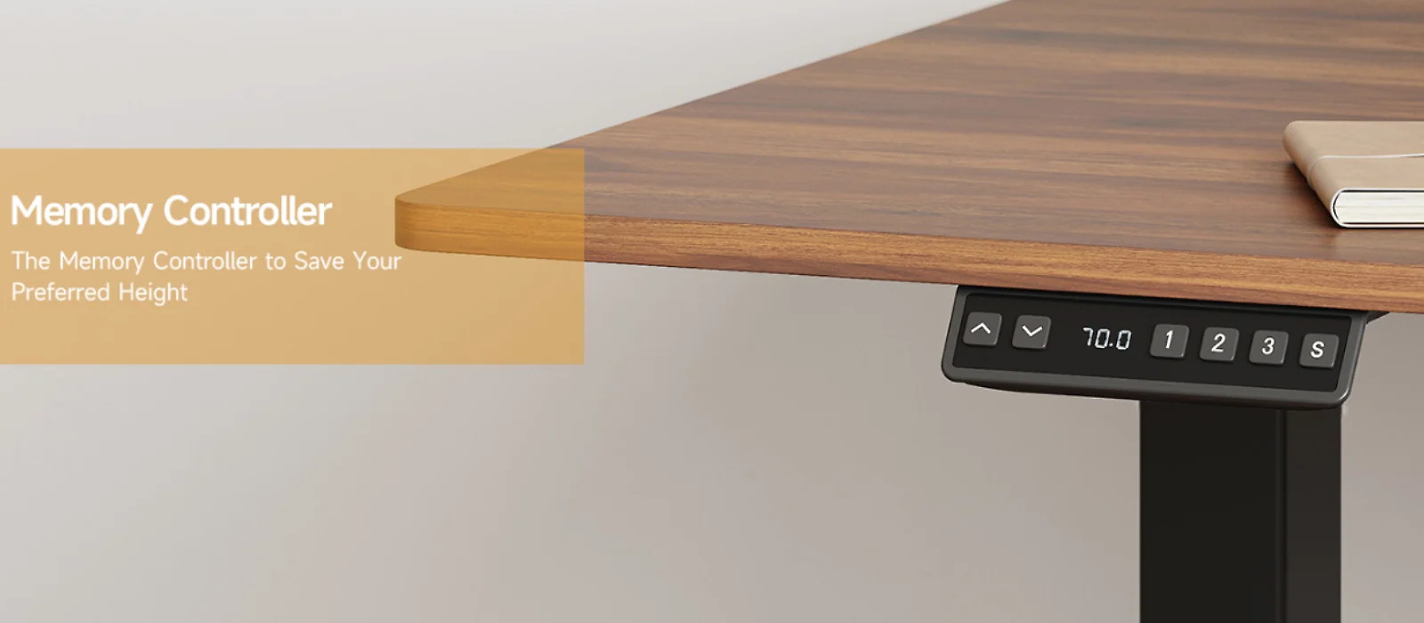 (Discontinued) 63 x 24 Inch Electric Standing Desk. Home Office Stand Up Desk with 2 Adjustable Monitor Shelves. Adjustable Computer Desk with Cup Holder and Hook