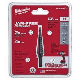#1 Step Drill Bit. 1/8 - 1/2-In.