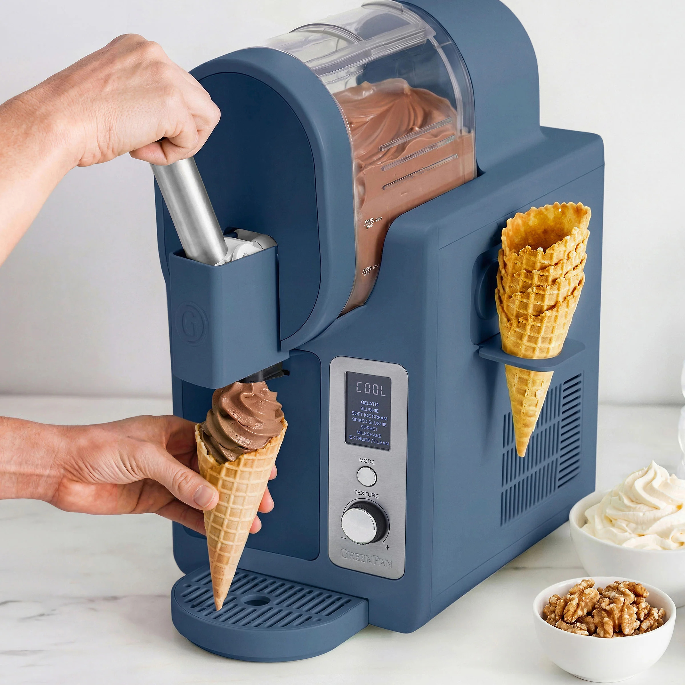 Frost Pro 16-in-1 Ice Cream. Gelato & Frozen Drink Maker | Berry