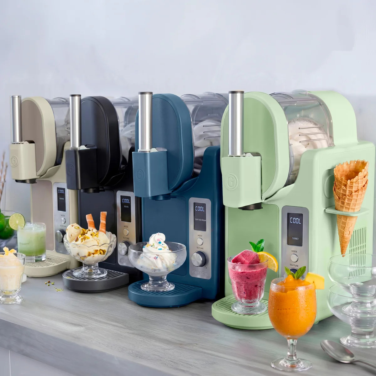 Frost Pro 16-in-1 Ice Cream. Gelato & Frozen Drink Maker | Berry