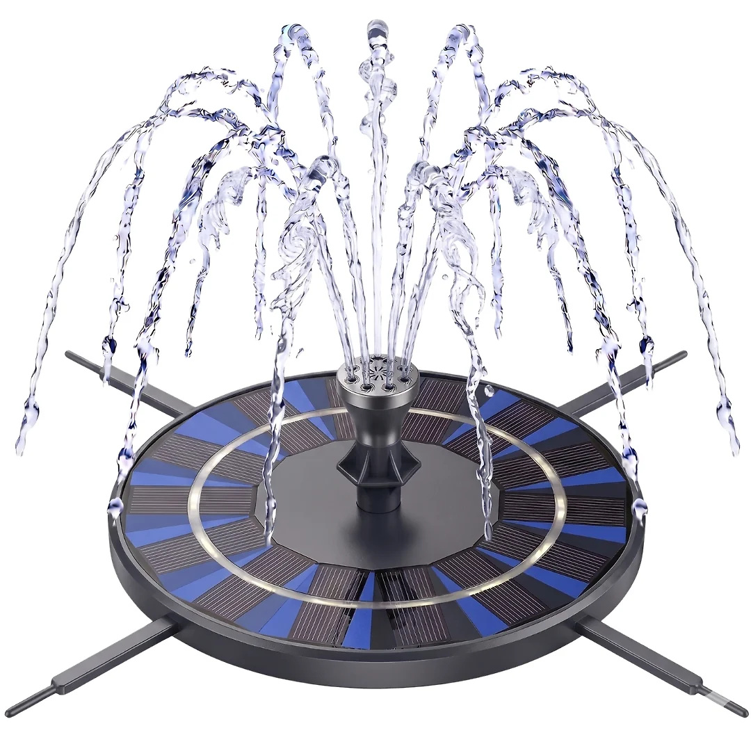 1.4W Solar Bird Bath Fountain Pump with Adjustable Brackets