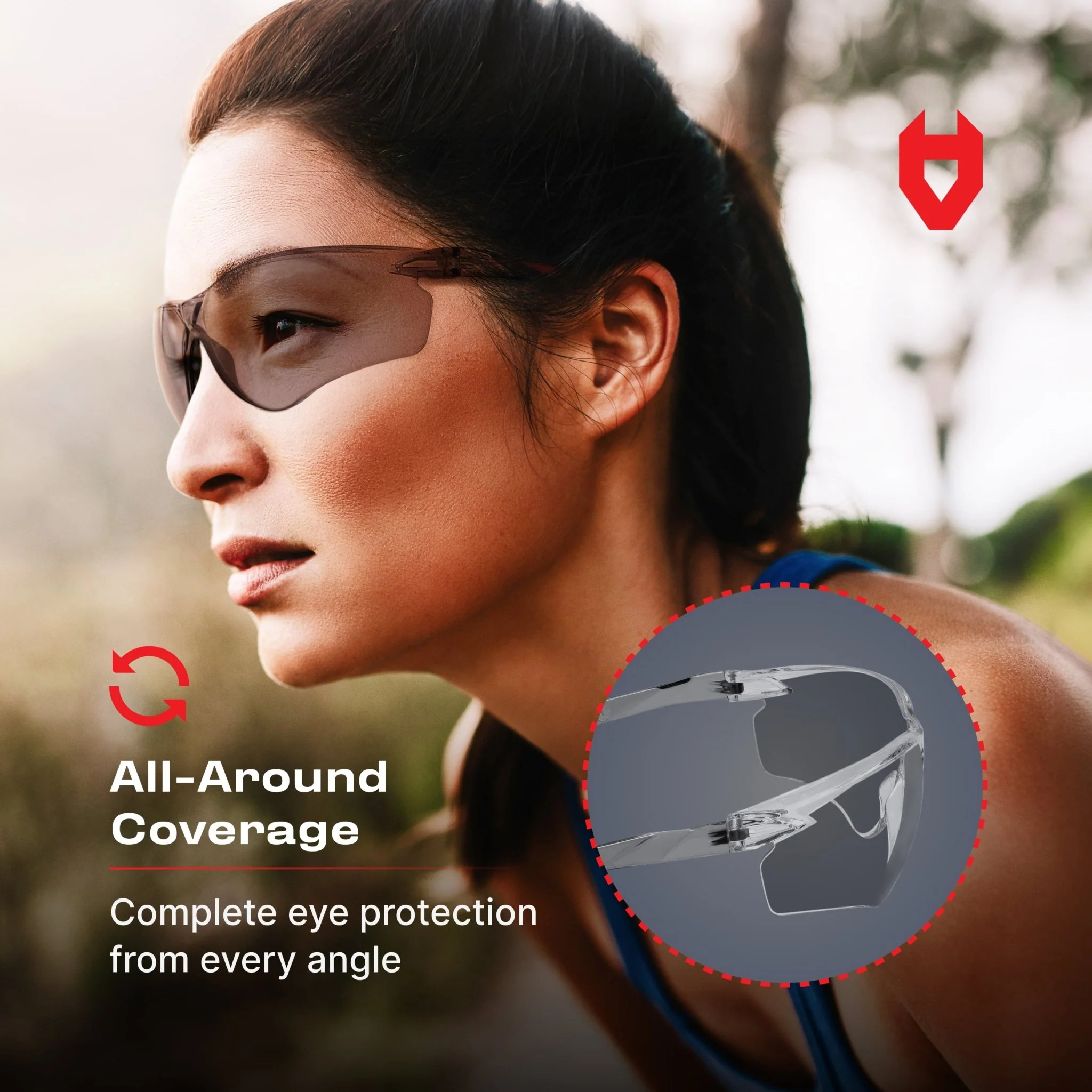 EyeArmor Lightweight In-Out Safety Glasses