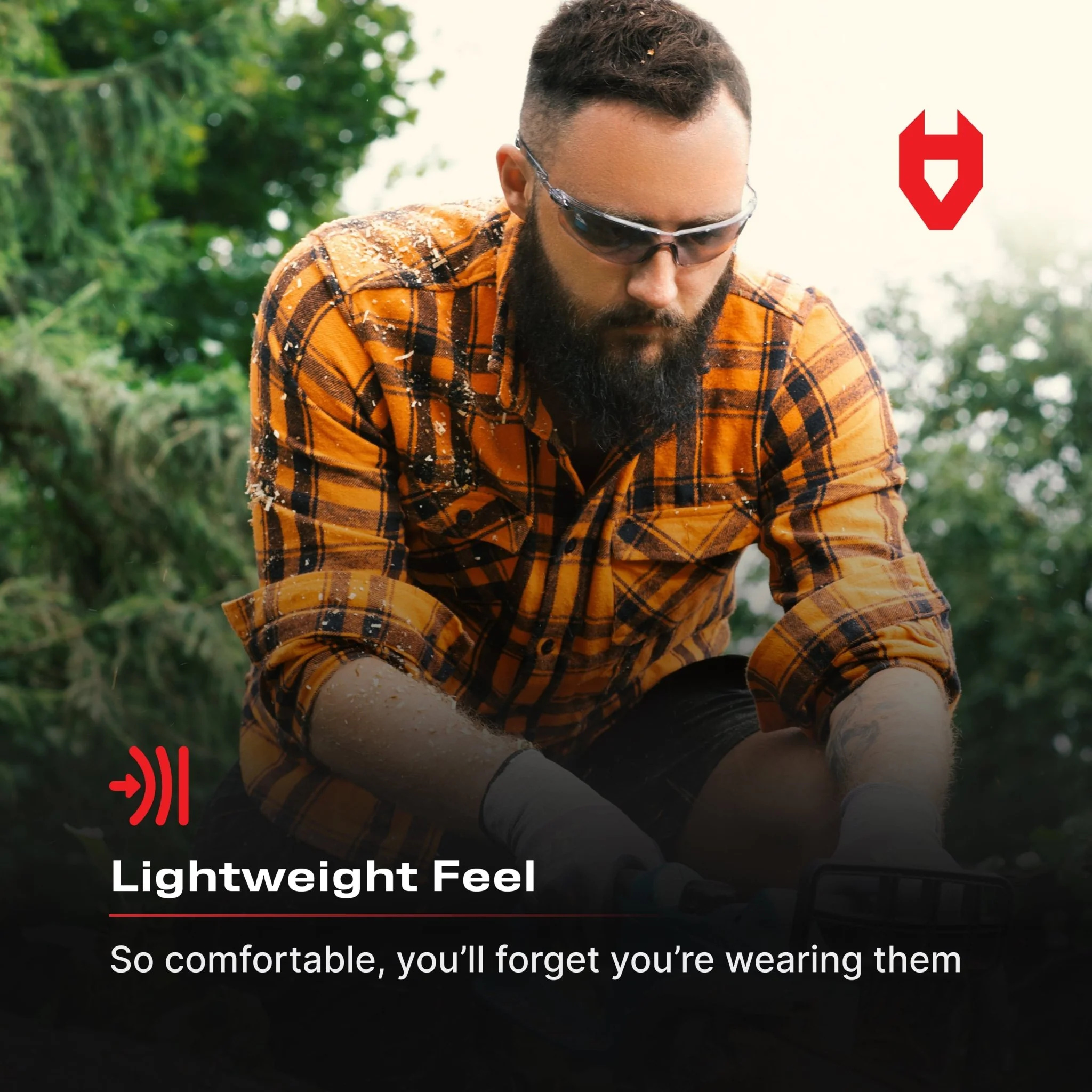 EyeArmor Lightweight In-Out Safety Glasses