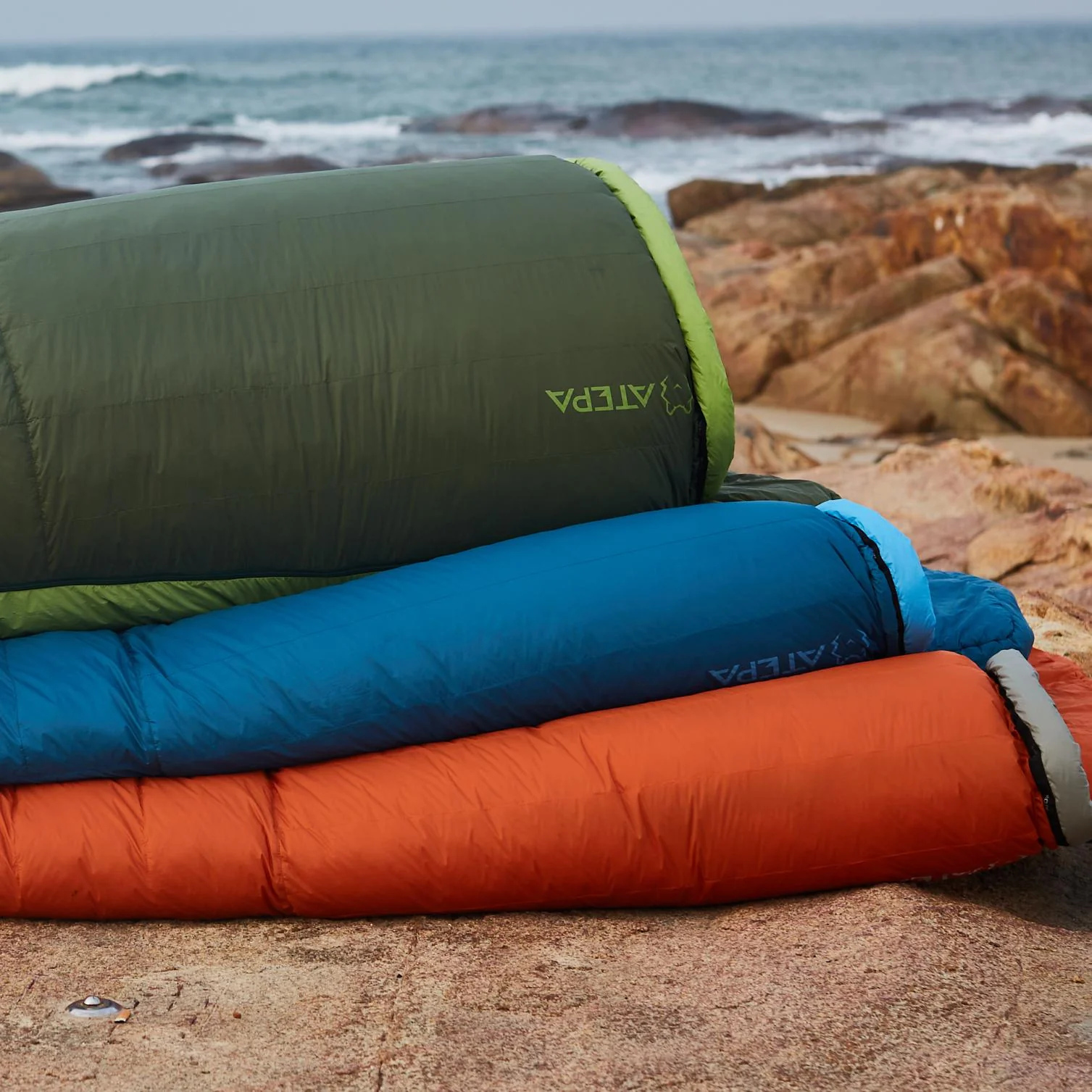 ATEPA 3-in-1 Backpacking Sleeping Bag Down Sleeping Bag 42.8°F to 6.8°F