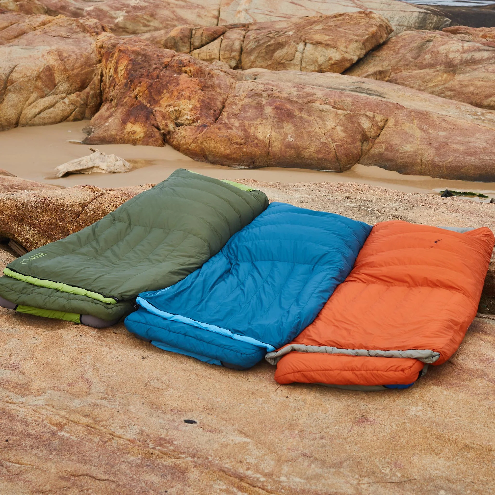 ATEPA 3-in-1 Backpacking Sleeping Bag Down Sleeping Bag 42.8°F to 6.8°F