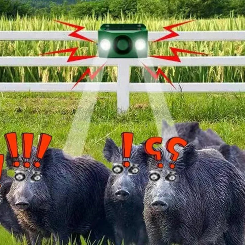 Animal Repellent Solar Warning Lights