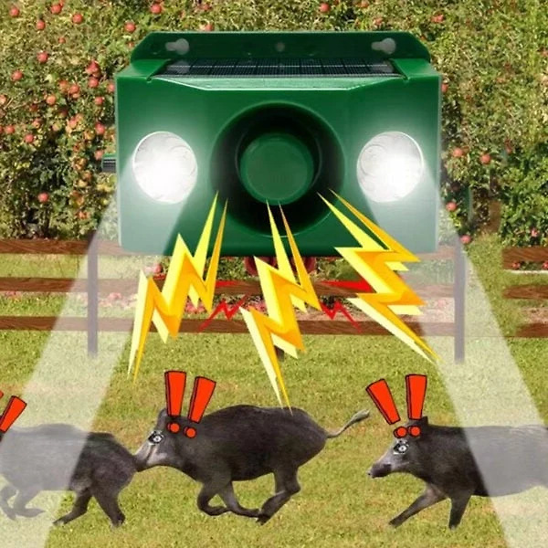 Animal Repellent Solar Warning Lights