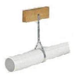 .75-In. x 10-Ft. Pipe Hanger Strap Tab Tape. Self-Fastening. 28 GA