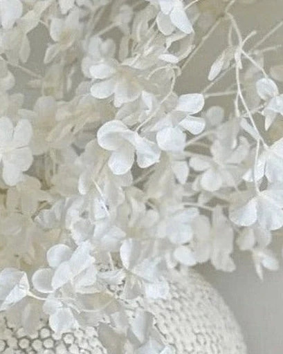 Artificial White Blossom Stem Faux Floral Branch Home Decor