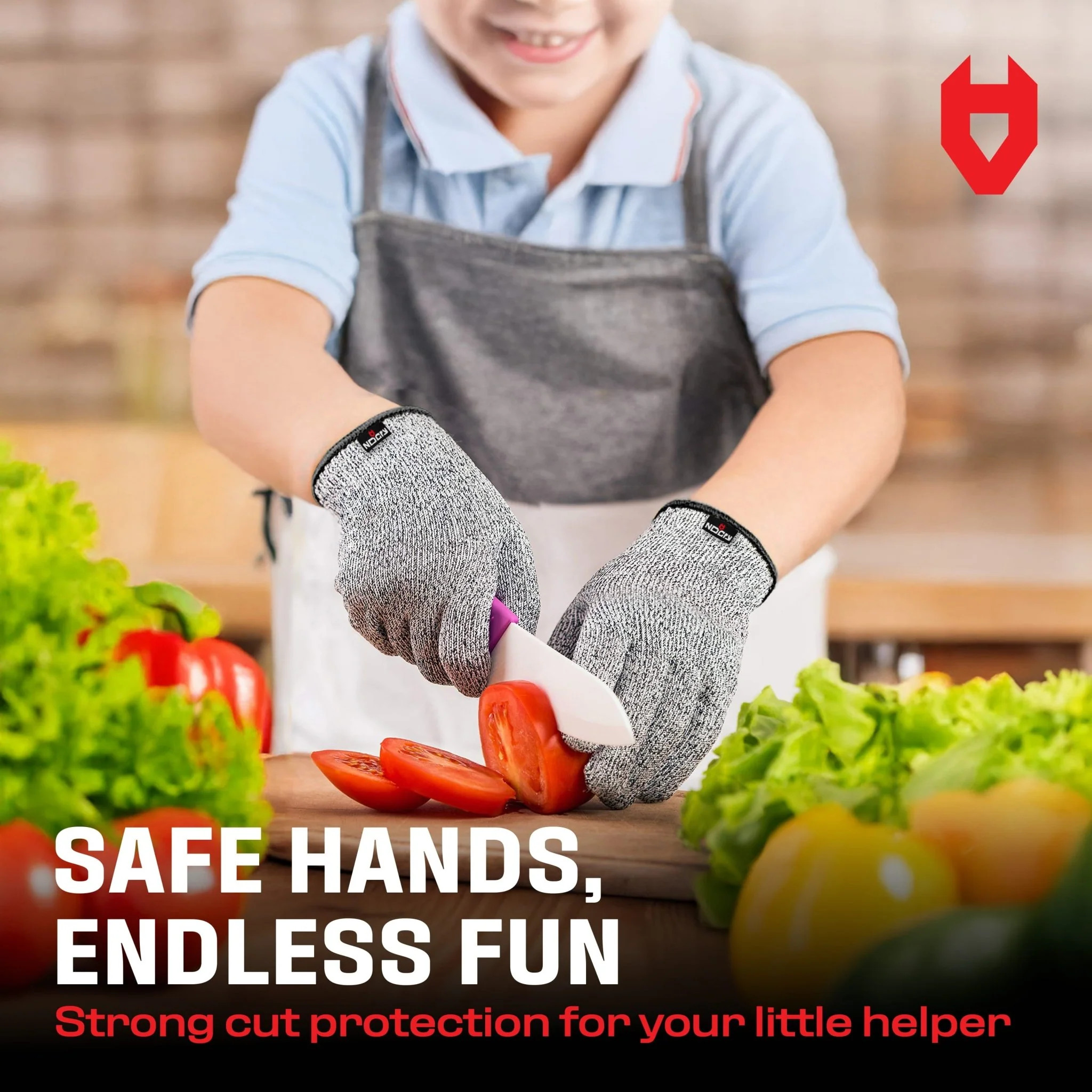 CutGuard Kids Ultra-Elastic Cut Resistant Gloves
