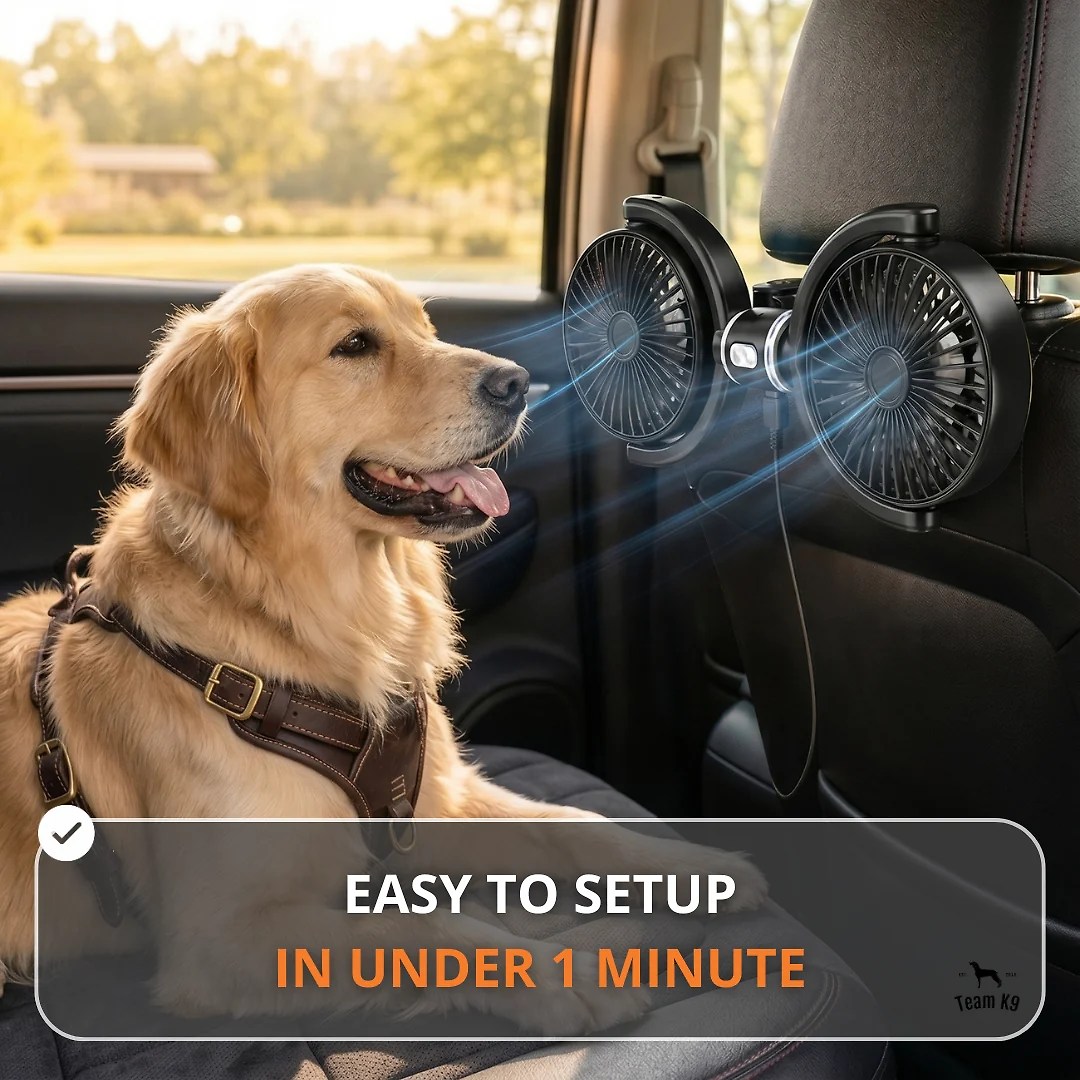 Team K9® Backseat Dog Cooling Fans (USB-A)